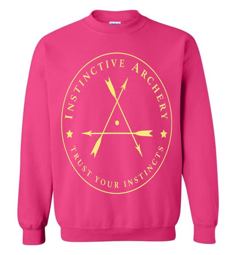 Inktee Store - Instinctive Archery - Official Gold Patch 2017 Sweatshirt Image