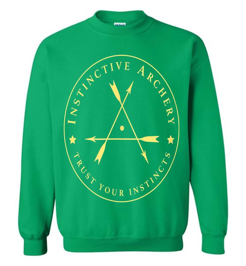 Inktee Store - Instinctive Archery - Official Gold Patch 2017 Sweatshirt Image