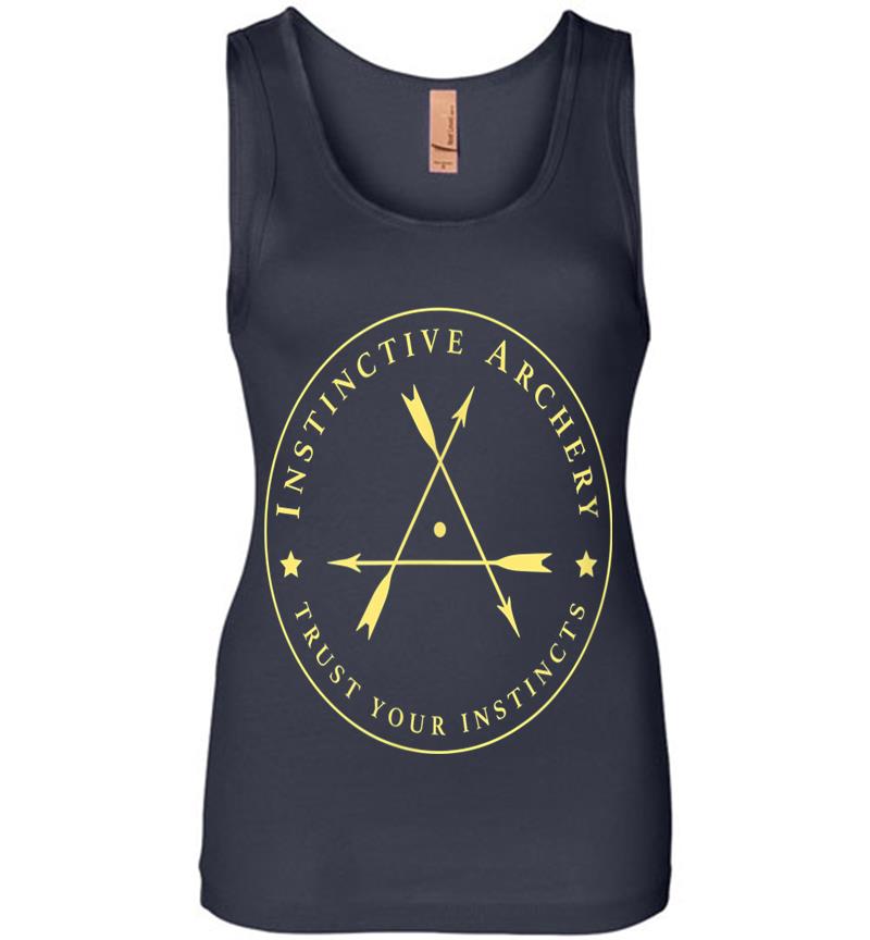 Inktee Store - Instinctive Archery - Official Gold Patch 2017 Womens Jersey Tank Top Image