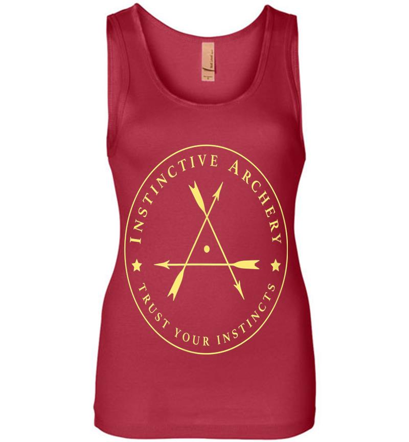 Inktee Store - Instinctive Archery - Official Gold Patch 2017 Womens Jersey Tank Top Image