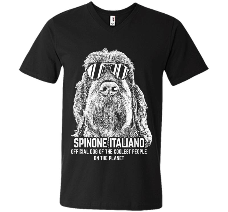 Italian Spinone Official Dog Of The Coolest V-neck T-shirt