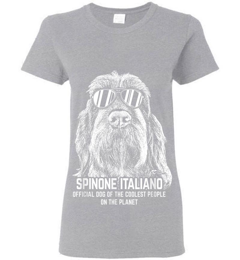 Inktee Store - Italian Spinone Official Dog Of The Coolest Womens T-Shirt Image