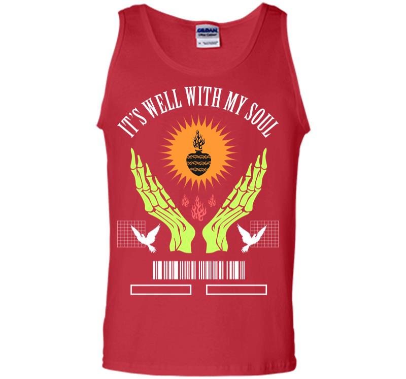 Inktee Store - Its Well With My Soul Men Tank Top Image