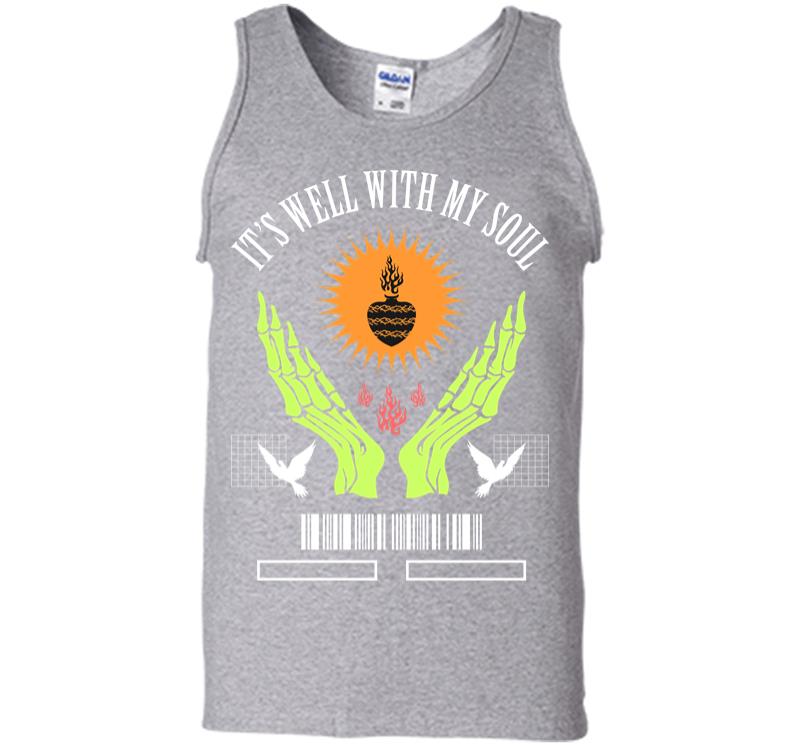 Inktee Store - Its Well With My Soul Men Tank Top Image