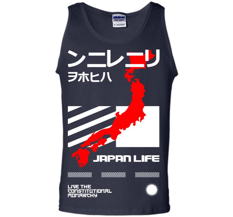 Inktee Store - Japan Life Men Tank Top Image