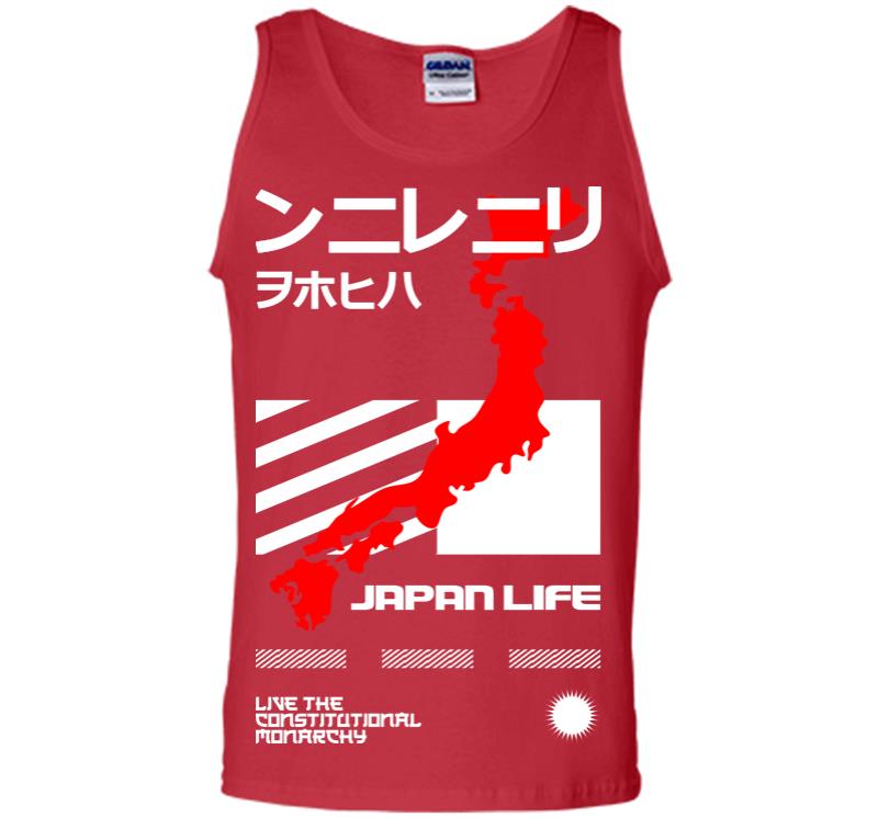 Inktee Store - Japan Life Men Tank Top Image