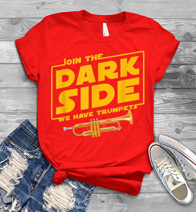 Inktee Store - Join The Dark Side Trumpet Player Men T-Shirt Image