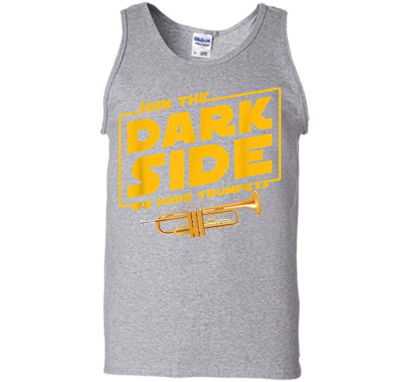 Inktee Store - Join The Dark Side Trumpet Player Men Tank Top Image