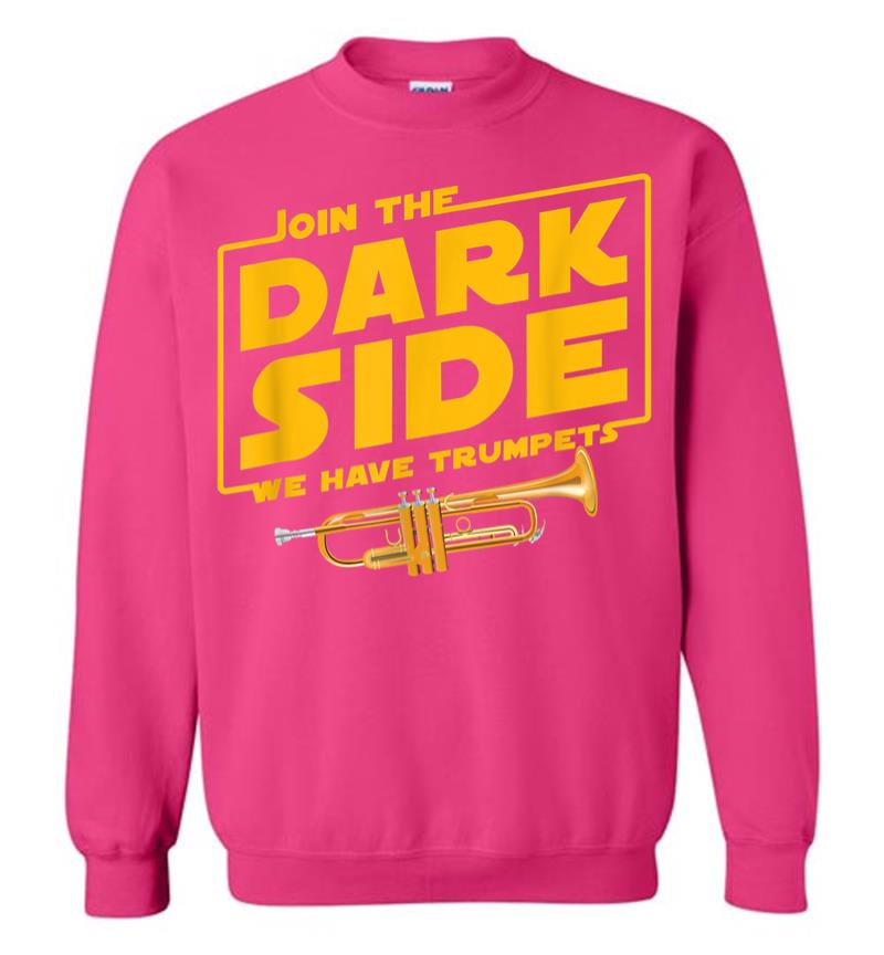 Inktee Store - Join The Dark Side Trumpet Player Sweatshirt Image