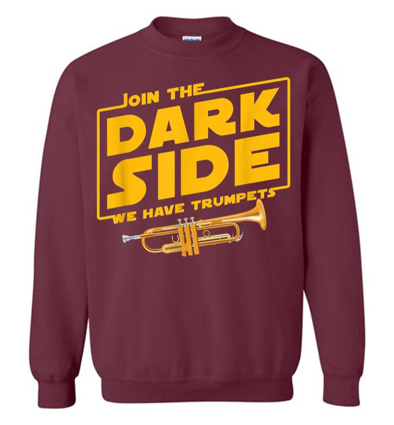 Inktee Store - Join The Dark Side Trumpet Player Sweatshirt Image
