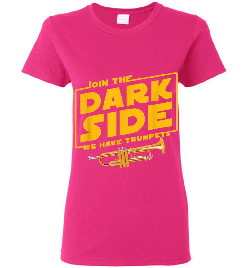 Inktee Store - Join The Dark Side Trumpet Player Women T-Shirt Image