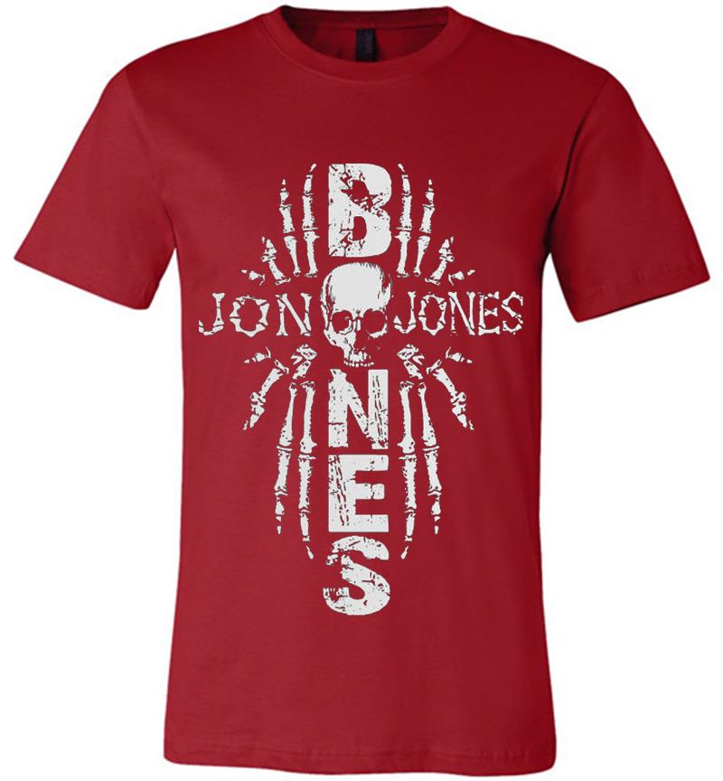 Inktee Store - Jon Bones Jones Logo Martial Merch Premium T-Shirt Image