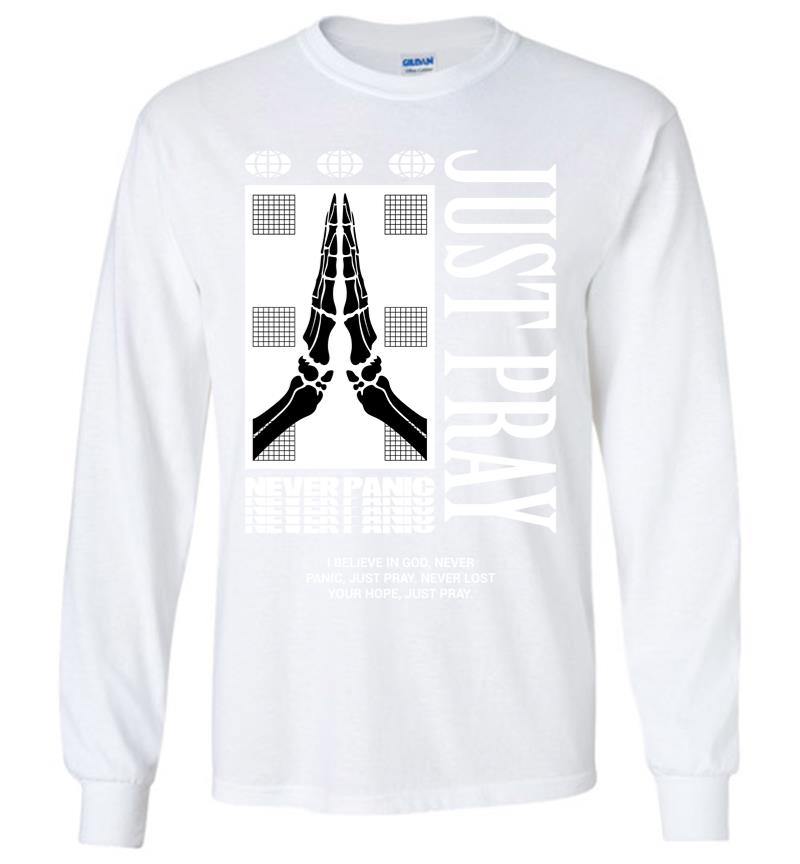 Inktee Store - Just Pray Long Sleeve T-Shirt Image