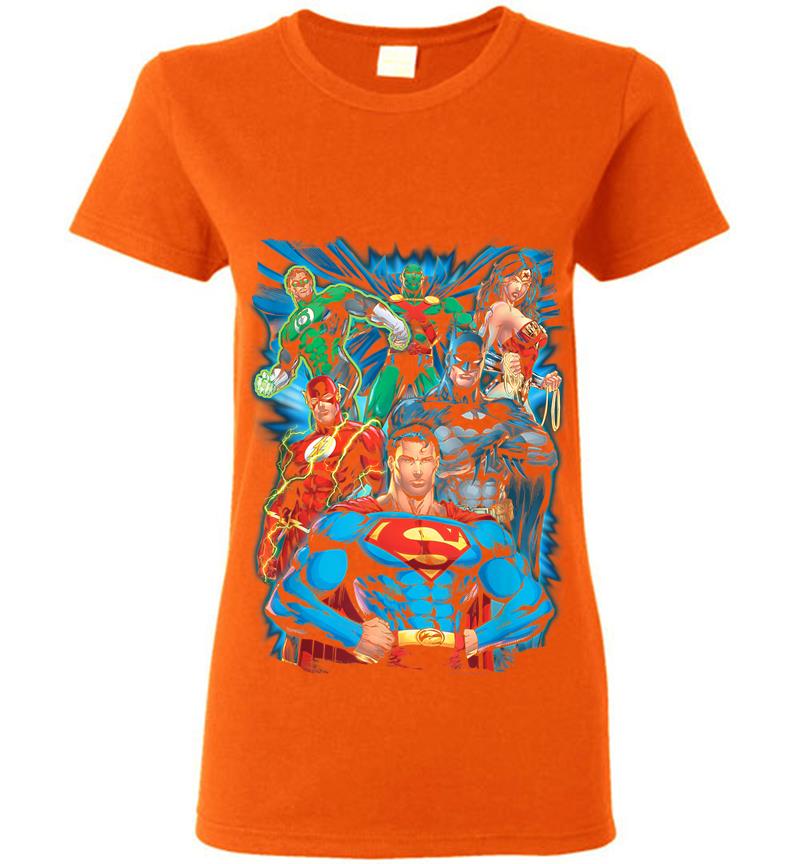Inktee Store - Justice League Justice Is Served Womens T-Shirt Image