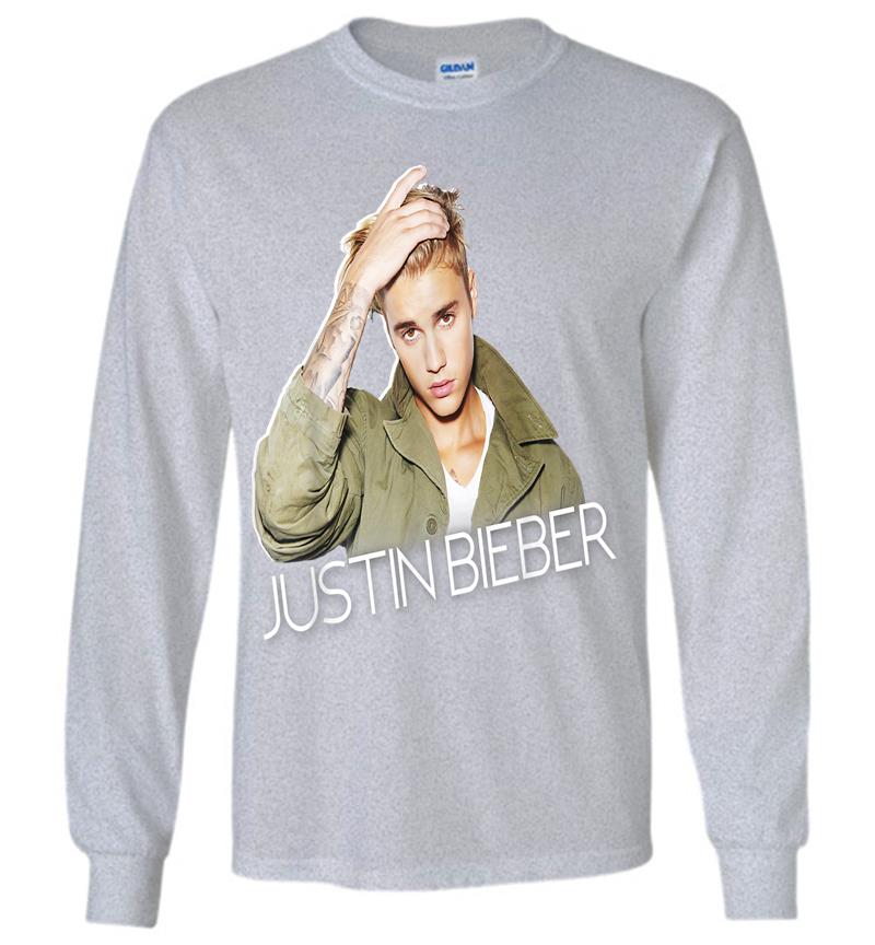 Inktee Store - Justin Bieber Official Cut Out Jacket Long Sleeve T-Shirt Image