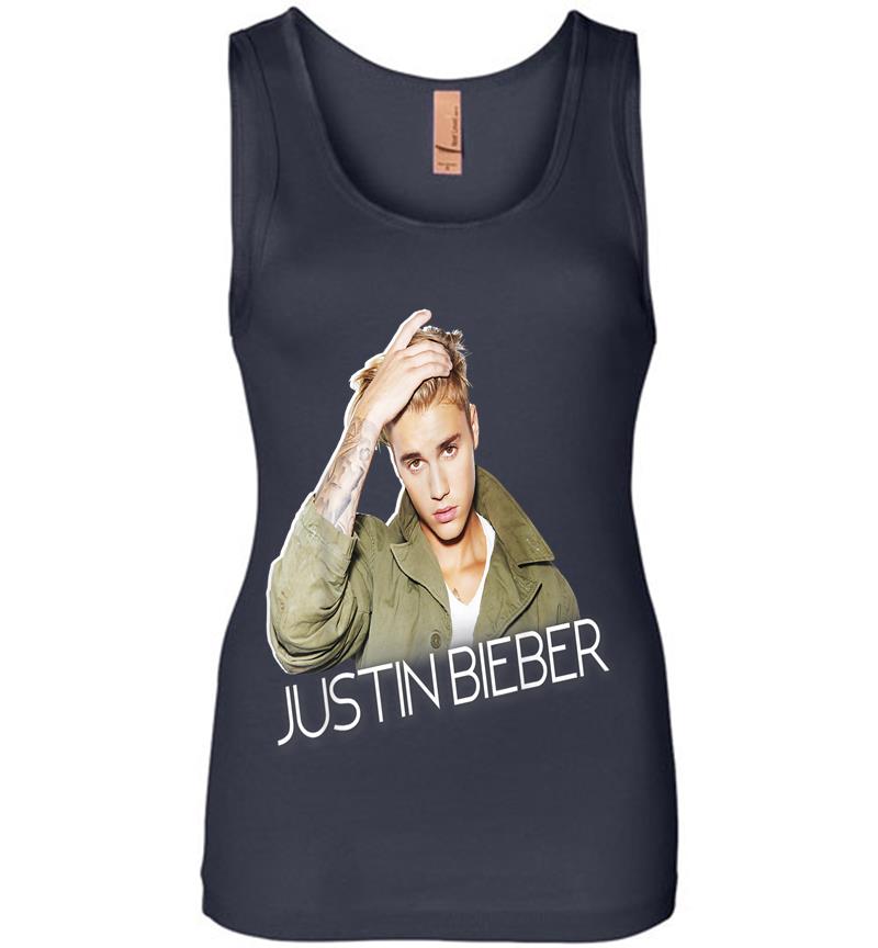 Inktee Store - Justin Bieber Official Cut Out Jacket Womens Jersey Tank Top Image