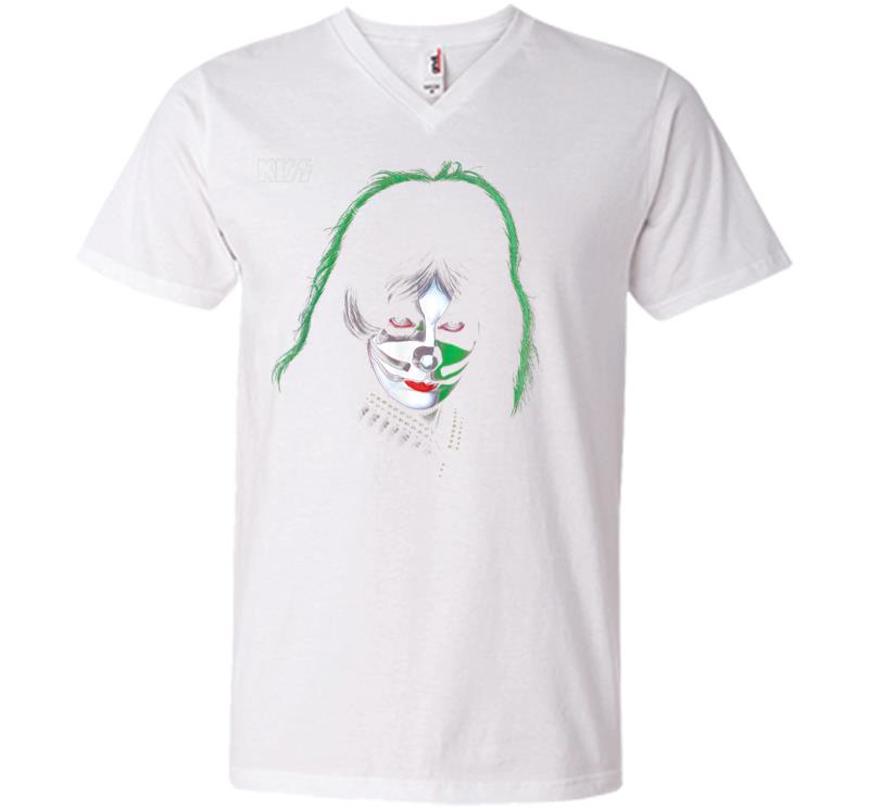 Inktee Store - Kiss 1978 Peter Criss V-Neck T-Shirt Image