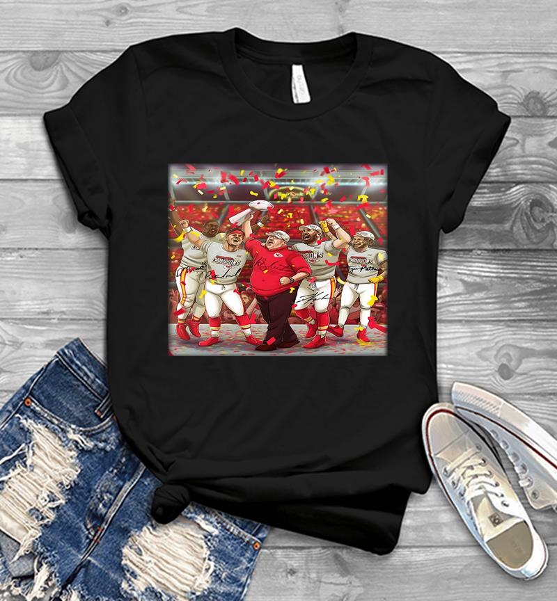 Kansas City Chiefs Campeones Del Super Bowl 54 Mens T-shirt