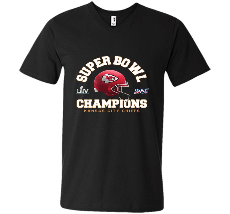 Kansas City Chiefs Super Bowl Champion V-neck T-shirt