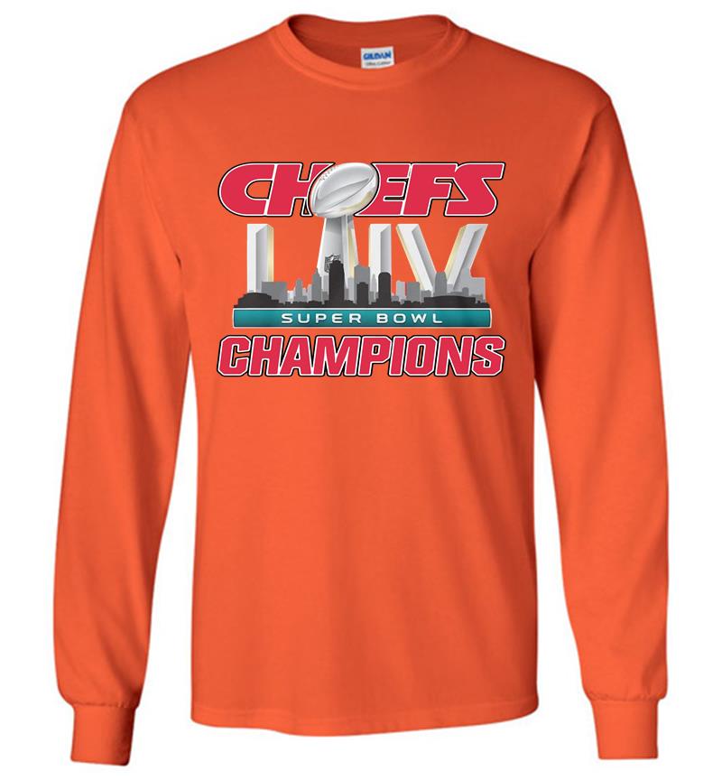 Inktee Store - Kansas City Chiefs Super Bowl Champions Long Sleeve T-Shirt Image