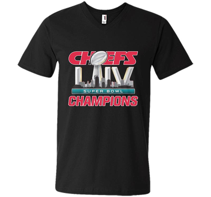 Kansas City Chiefs Super Bowl Champions V-neck T-shirt
