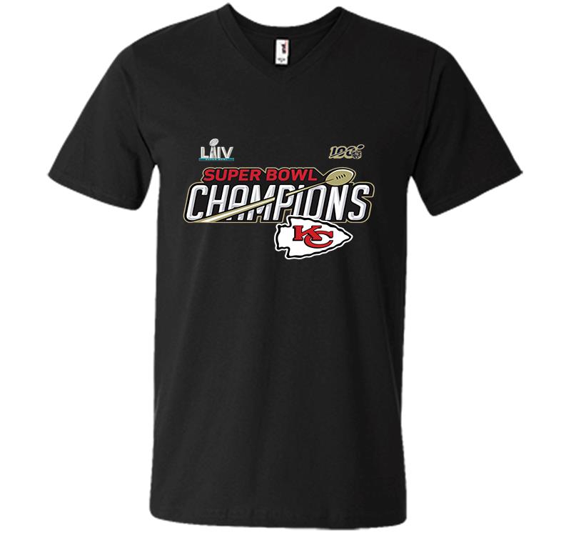 Kansas City Chiefs Super Bowl LIV Champions NFL 2020 V-neck T-shirt