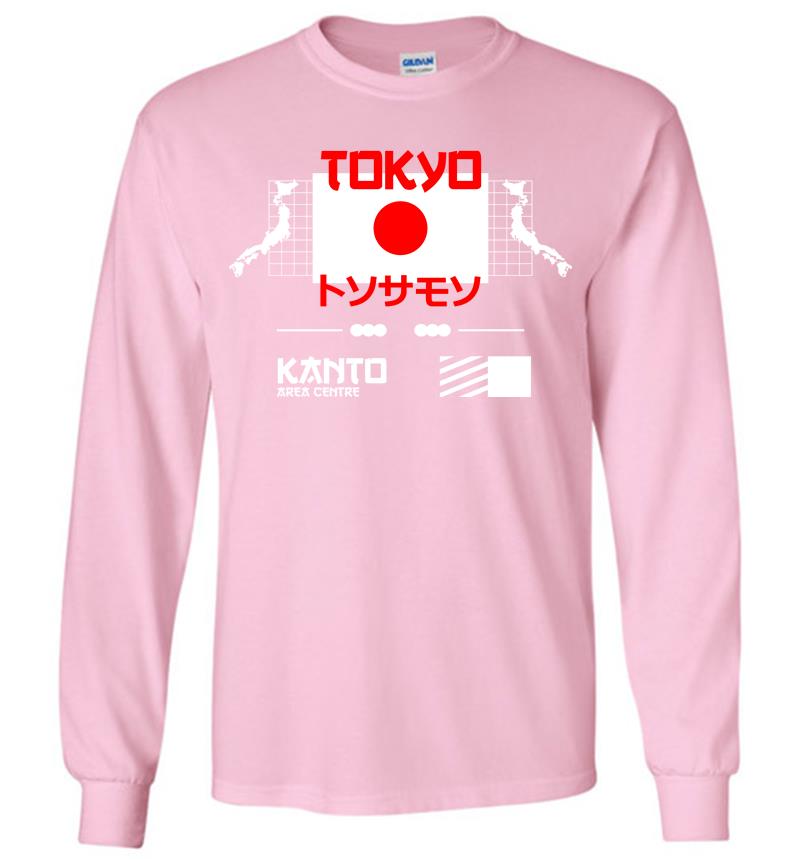 Inktee Store - Kanto Area Centre Long Sleeve T-Shirt Image