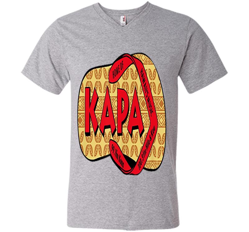 Inktee Store - Kapa Hawaiian Fm Official Logowear V-Neck T-Shirt Image