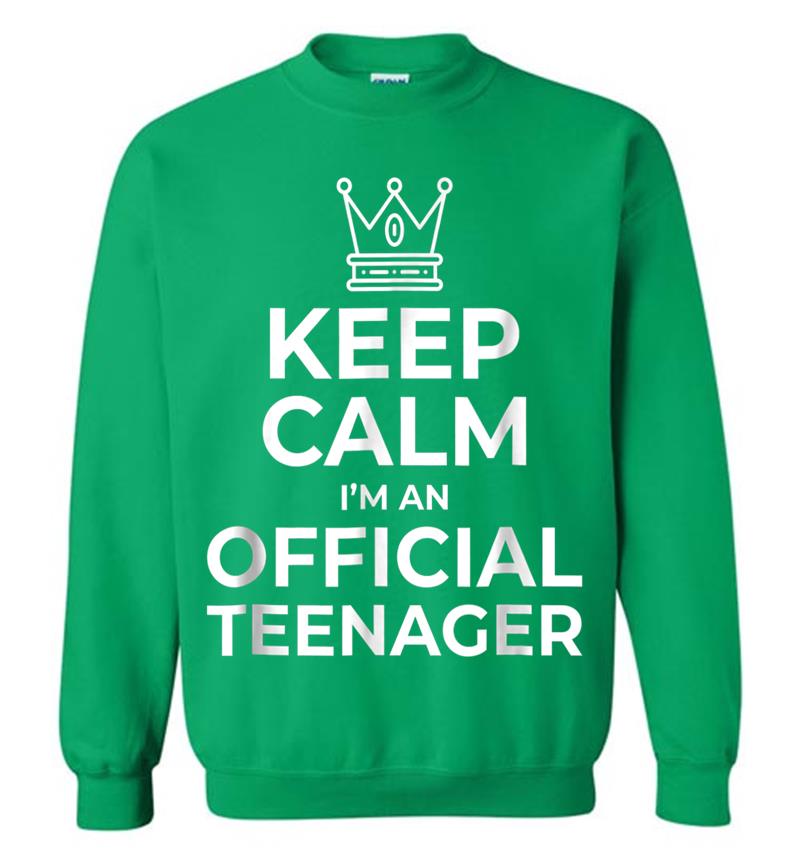 Inktee Store - Keep Calm Birthday Official Nager 13Th Funny Boy Sweatshirt Image