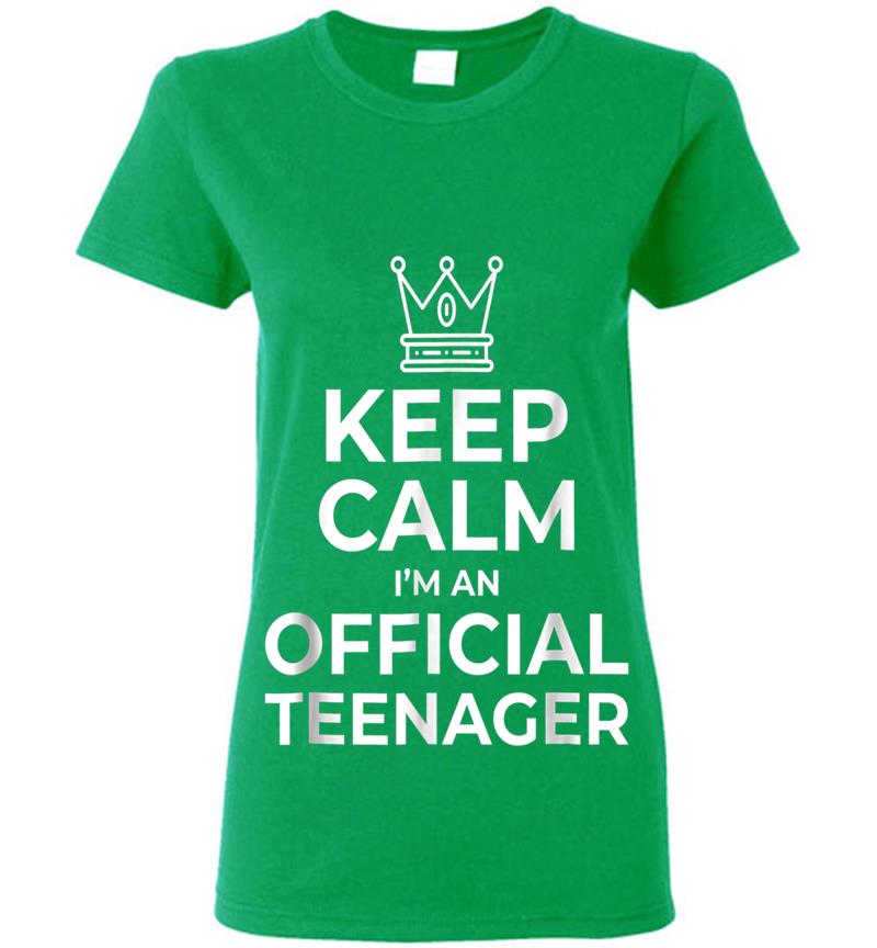 Inktee Store - Keep Calm Birthday Official Nager 13Th Funny Boy Womens T-Shirt Image