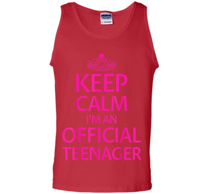 Inktee Store - Keep Calm I'M An Official Nager Girls 13Th Birthday Mens Tank Top Image