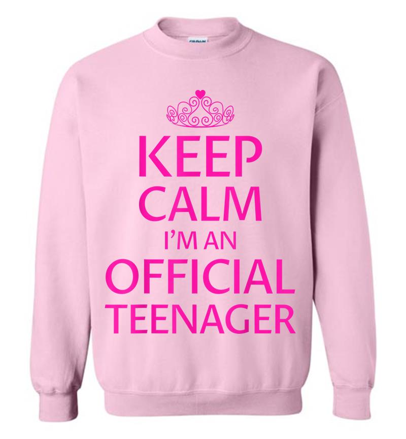 Inktee Store - Keep Calm I'M An Official Nager Girls 13Th Birthday Sweatshirt Image