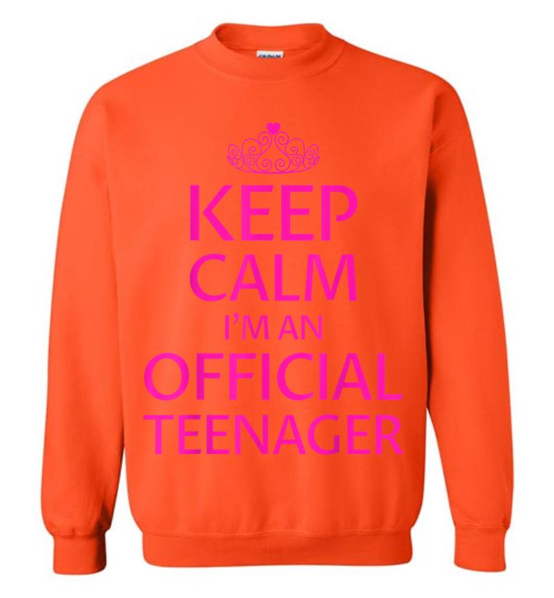 Inktee Store - Keep Calm I'M An Official Nager Girls 13Th Birthday Sweatshirt Image
