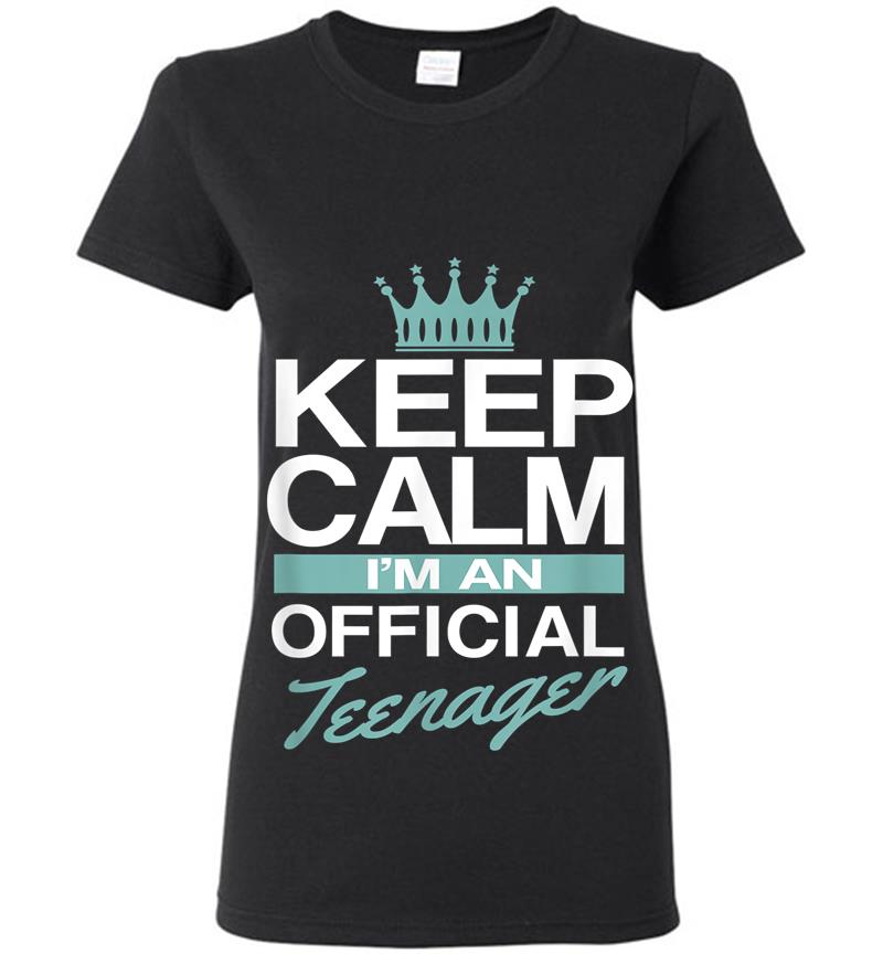 Keep Calm I'm Official Nager Funny Girl Womens T-shirt
