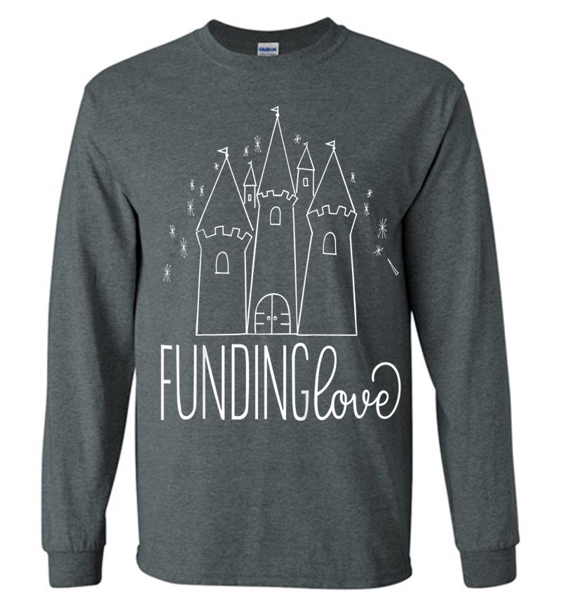 Inktee Store - Kids Official Youth Funding Love Logo Long Sleeve T-Shirt Image