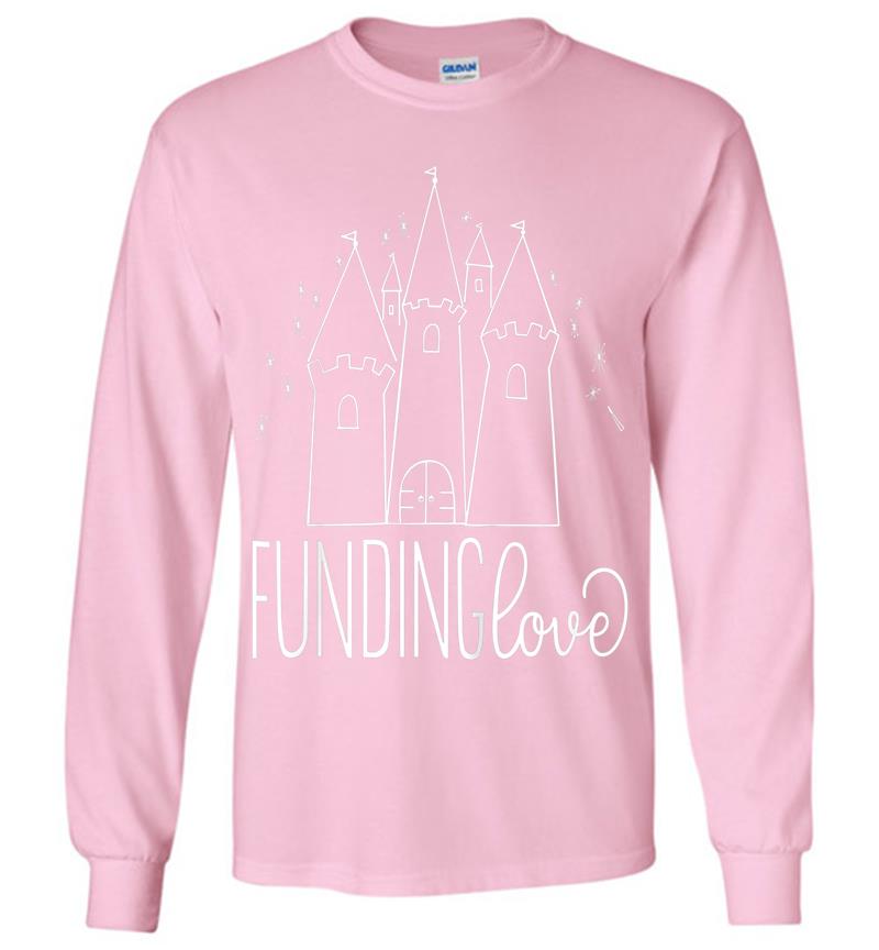 Inktee Store - Kids Official Youth Funding Love Logo Long Sleeve T-Shirt Image