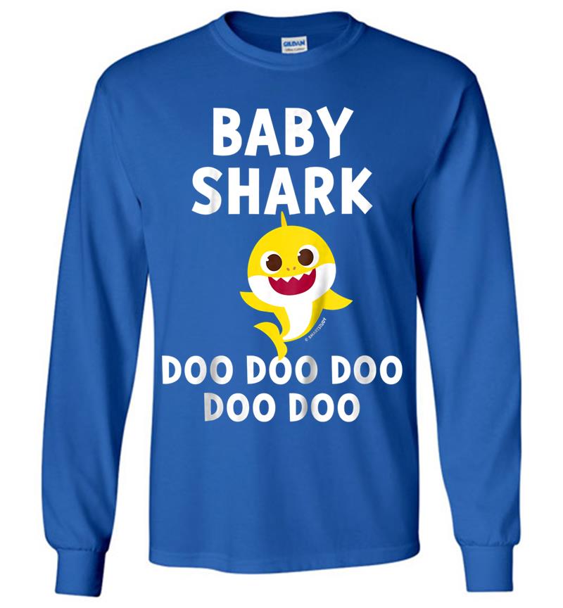 Inktee Store - Kids Pinkfong Baby Shark Official Long Sleeve T-Shirt Image