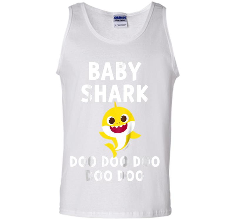 Inktee Store - Kids Pinkfong Baby Shark Official Mens Tank Top Image