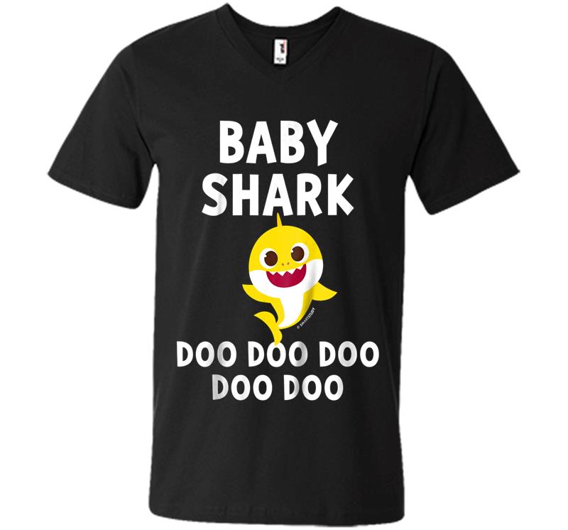 Kids Pinkfong Baby Shark Official V-neck T-shirt