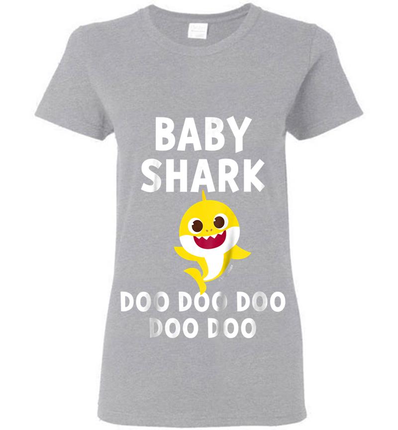 Inktee Store - Kids Pinkfong Baby Shark Official Womens T-Shirt Image