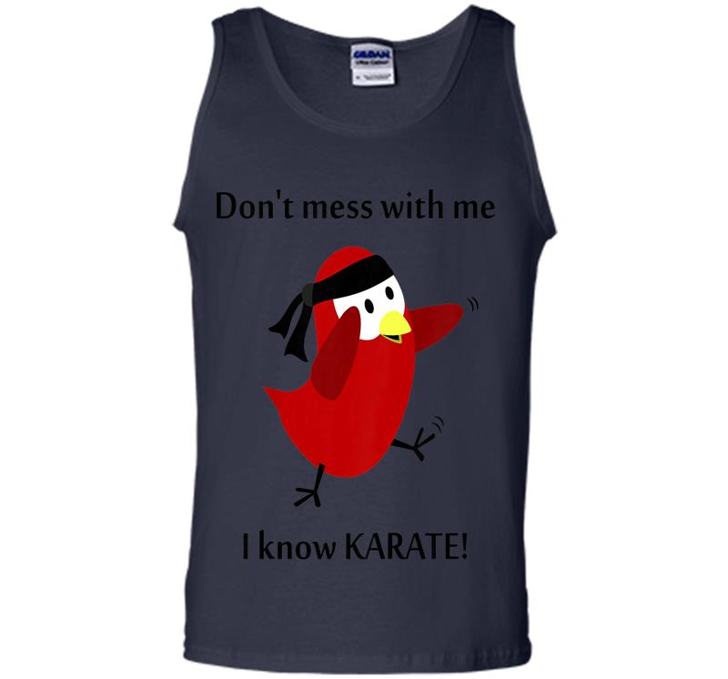 Inktee Store - Kids The Official Sammy Bird - Karate Mens Tank Top Image