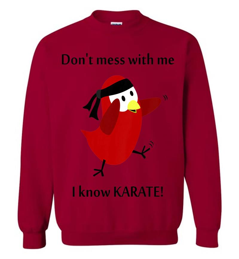Inktee Store - Kids The Official Sammy Bird - Karate Sweatshirt Image