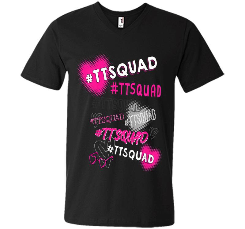 Kids Tiana Official #ttsquad For Kids (white) V-neck T-shirt