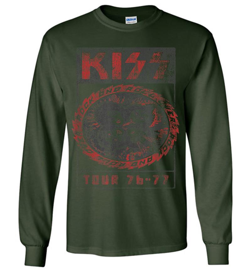 Inktee Store - Kiss - Rock And Roll Over Long Sleeve T-Shirt Image