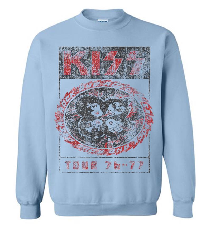 Inktee Store - Kiss - Rock And Roll Over Sweatshirt Image