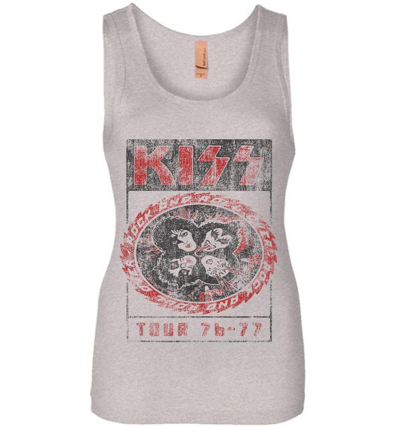 Inktee Store - Kiss - Rock And Roll Over Womens Jersey Tank Top Image