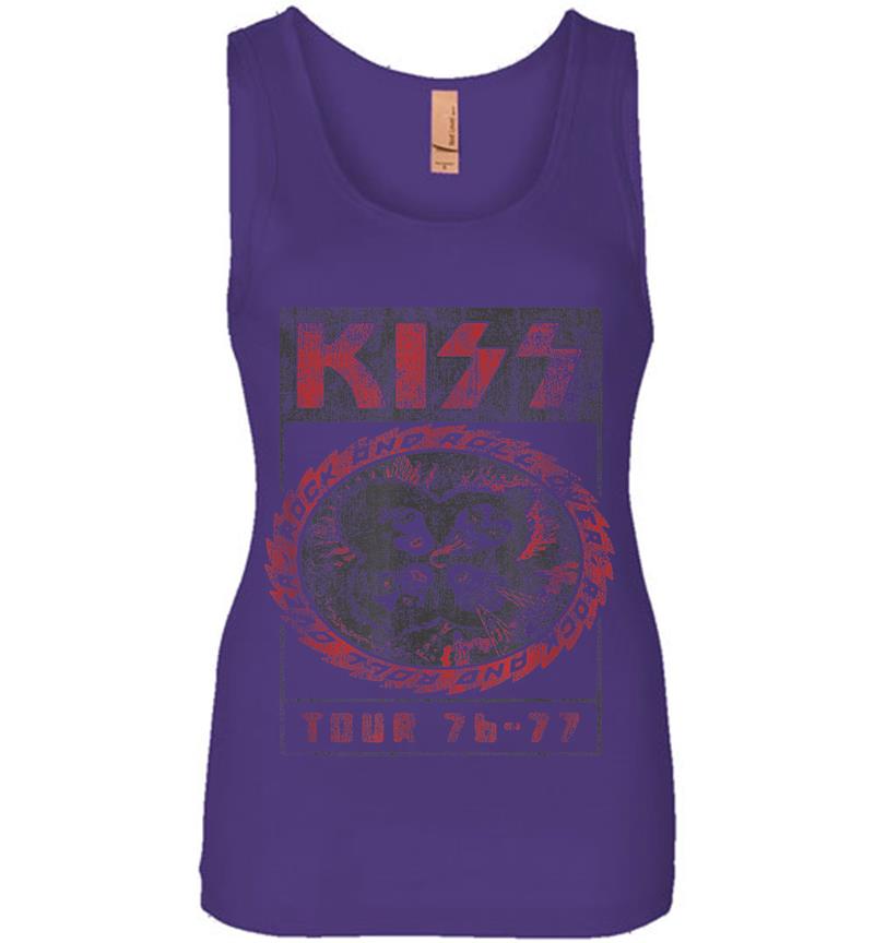 Inktee Store - Kiss - Rock And Roll Over Womens Jersey Tank Top Image