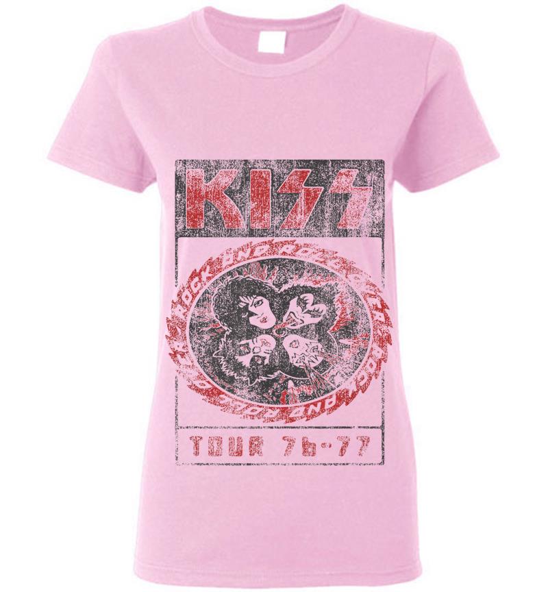 Inktee Store - Kiss - Rock And Roll Over Womens T-Shirt Image