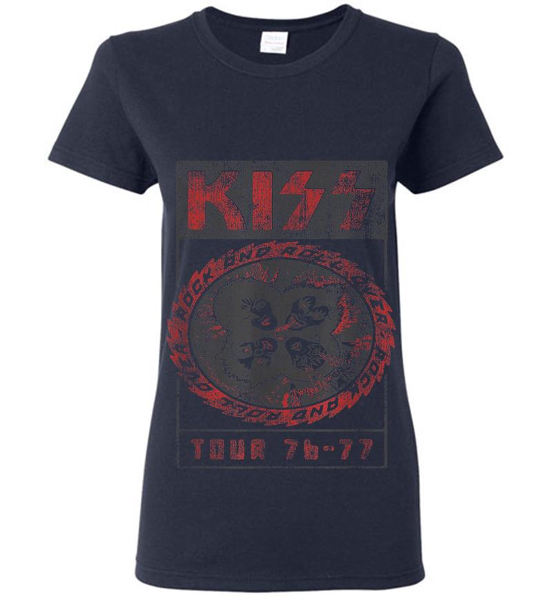 Inktee Store - Kiss - Rock And Roll Over Womens T-Shirt Image