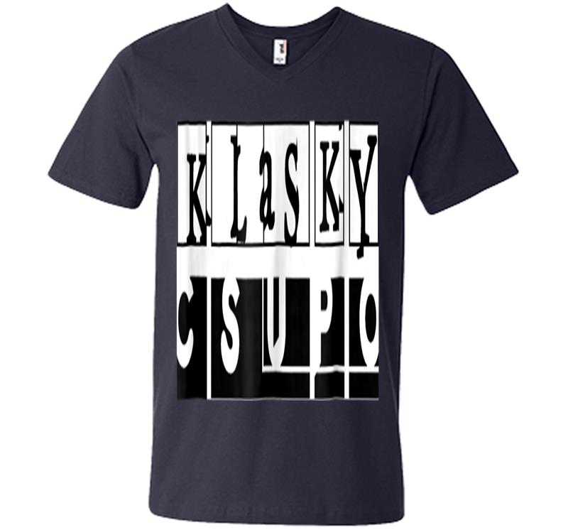 Inktee Store - Klasky Csupo Official Logo V-Neck T-Shirt Image